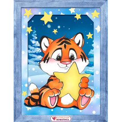 Diamond Painting tigre étoile