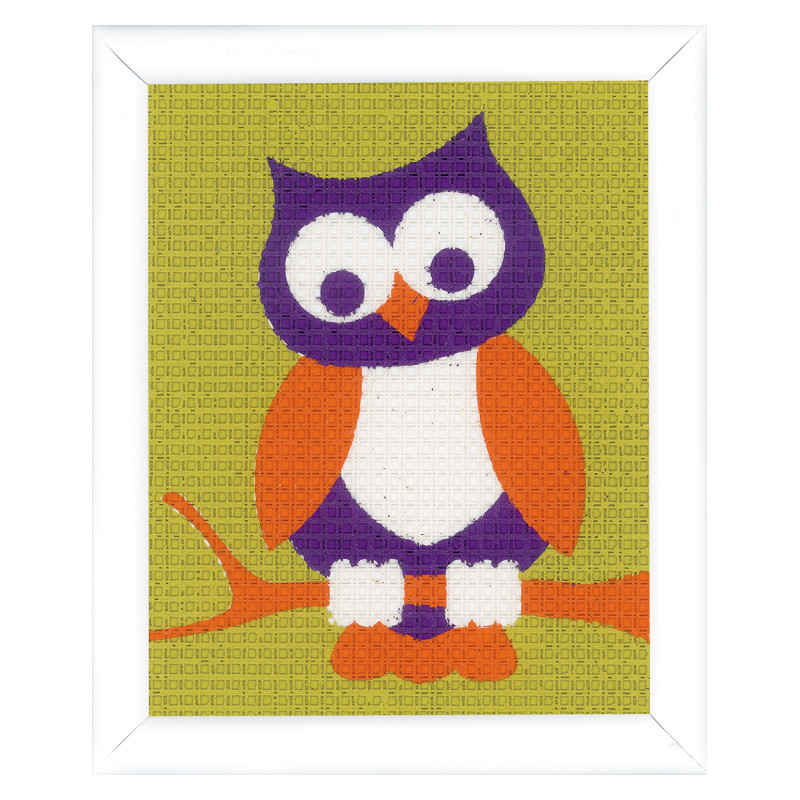 Kit tapisserie Un hibou sage