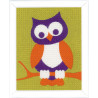 Kit tapisserie Un hibou sage