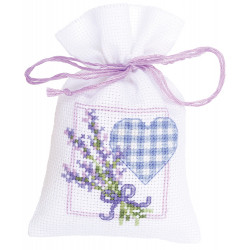 Kit sachet Brins de lavande avec coeur