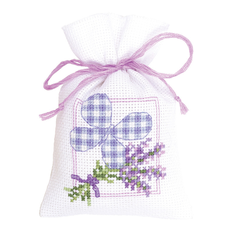 Kit sachet Brins de lavande avec papillon