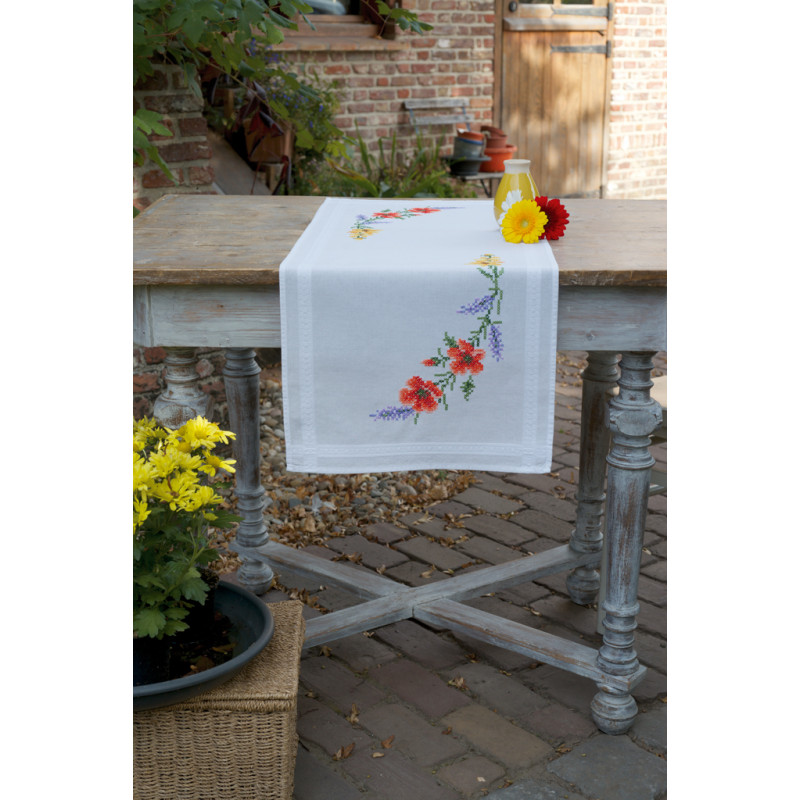 Kit chemin de table Fleurs et lavande