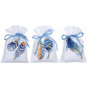 Sachet Plumes bleues