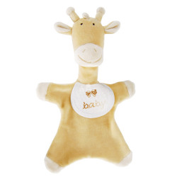 Doudou girafe sable