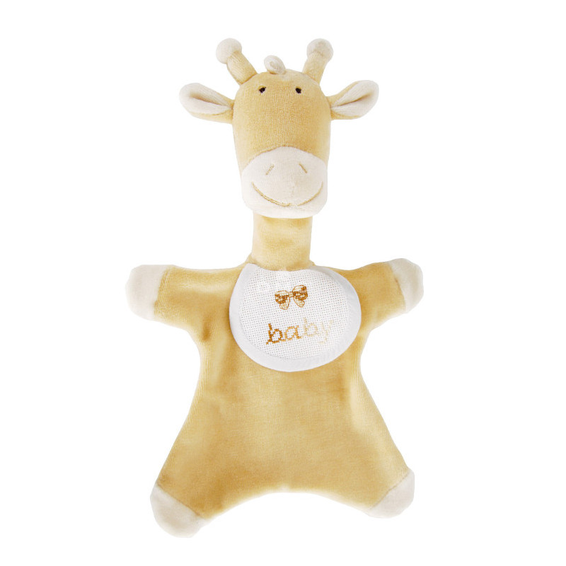 Doudou girafe sable