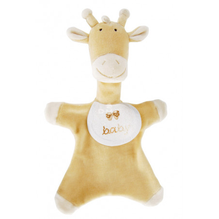 Doudou girafe sable