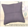 Dos de coussin en coton GRIS