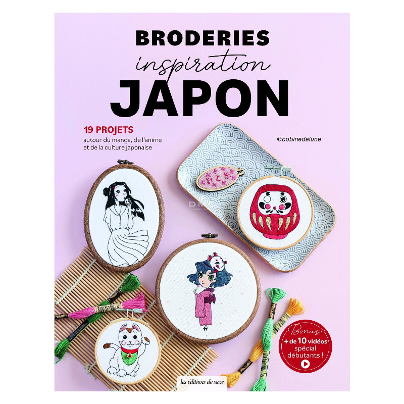 Livre Broderie inspiration Japon