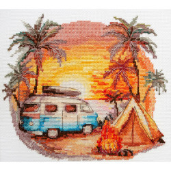 Kits de point de croix - Aventures à la plage