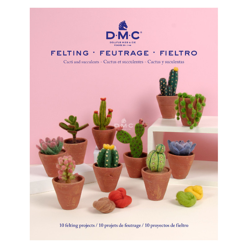 Livre feutrage Cactus et succulents