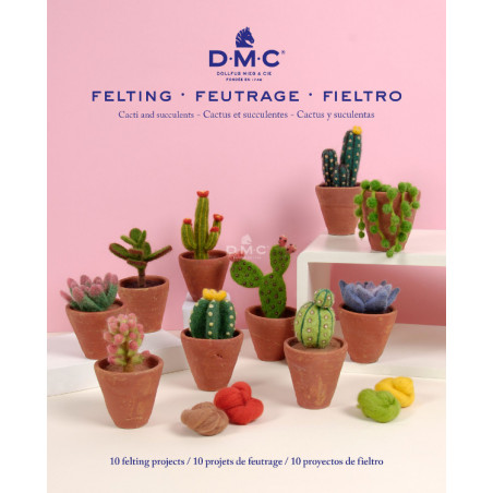 Livre feutrage Cactus et succulents