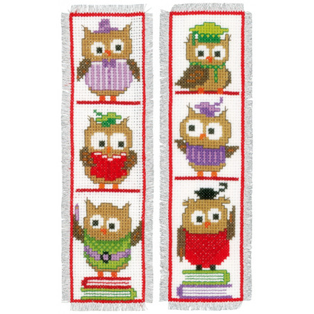 Kit marque-page Chouettes savantes lot de 2