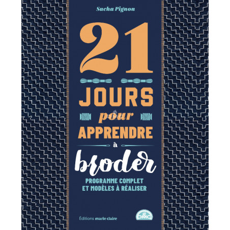 Livre 21 jours pour apprendre à broder