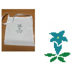 Sac imprimé Gentiane