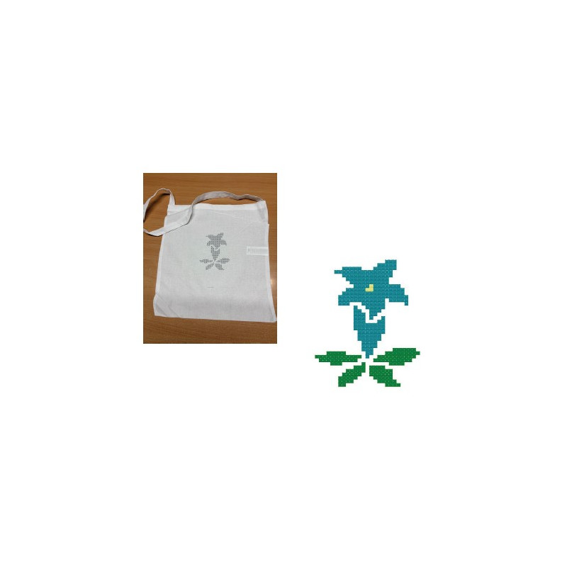 Sac imprimé Gentiane