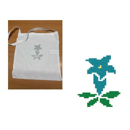 Sac imprimé Gentiane