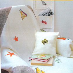 Plaid Bicolore Aquatique