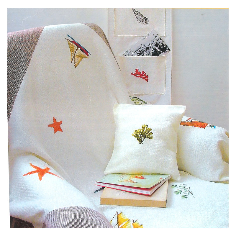 Plaid Bicolore Aquatique