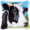 Kit coussin au point noué Vache