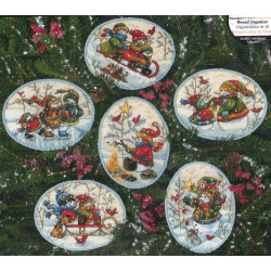 Kit Ornement bonhommes de neige joueurs