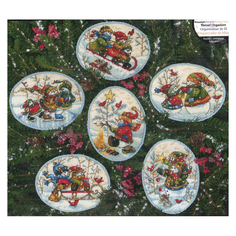 Kit Ornement bonhommes de neige joueurs